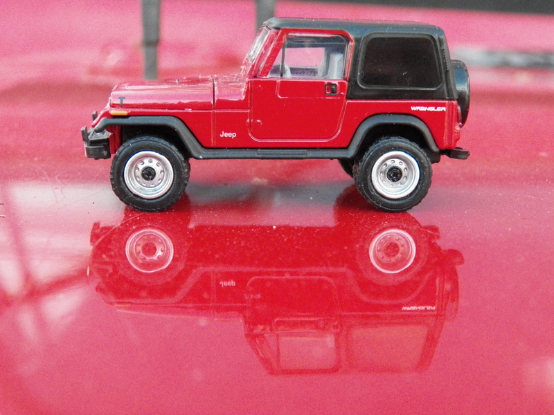 Illustration for article titled LaLD Car Week 'lil Red YJ - Greenlight Jeep Wrangler 1:64